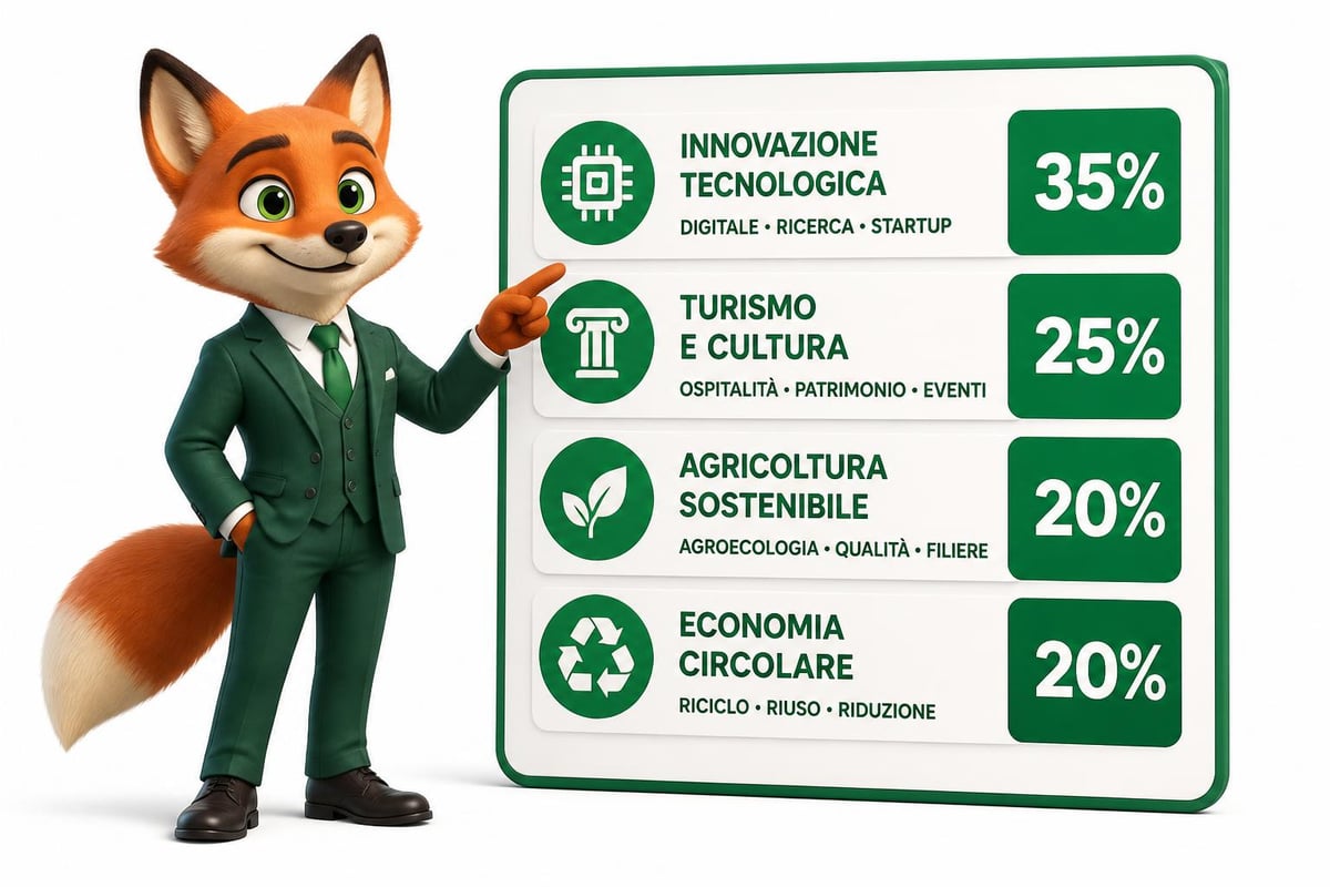 Categorie di finanziamento bandi Sicilia