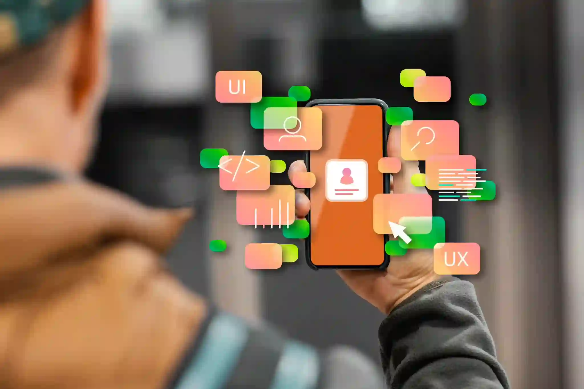Mobile app UI UX concept