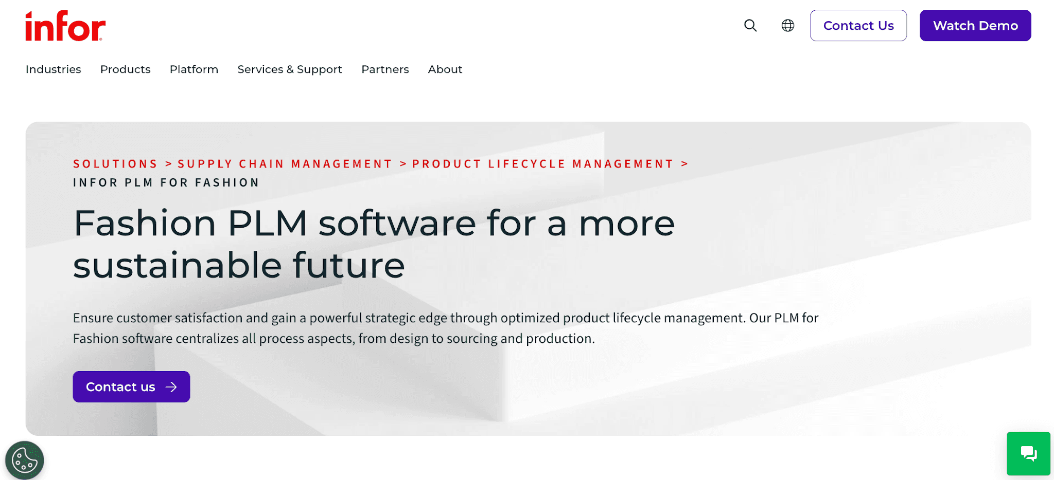 Infor PLM for Fashion