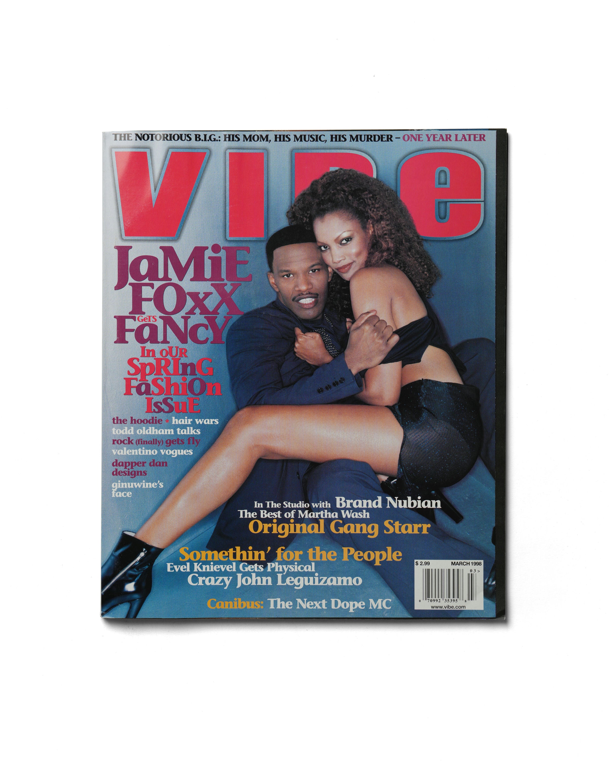 VIBE - March 1998 - Front Cover
