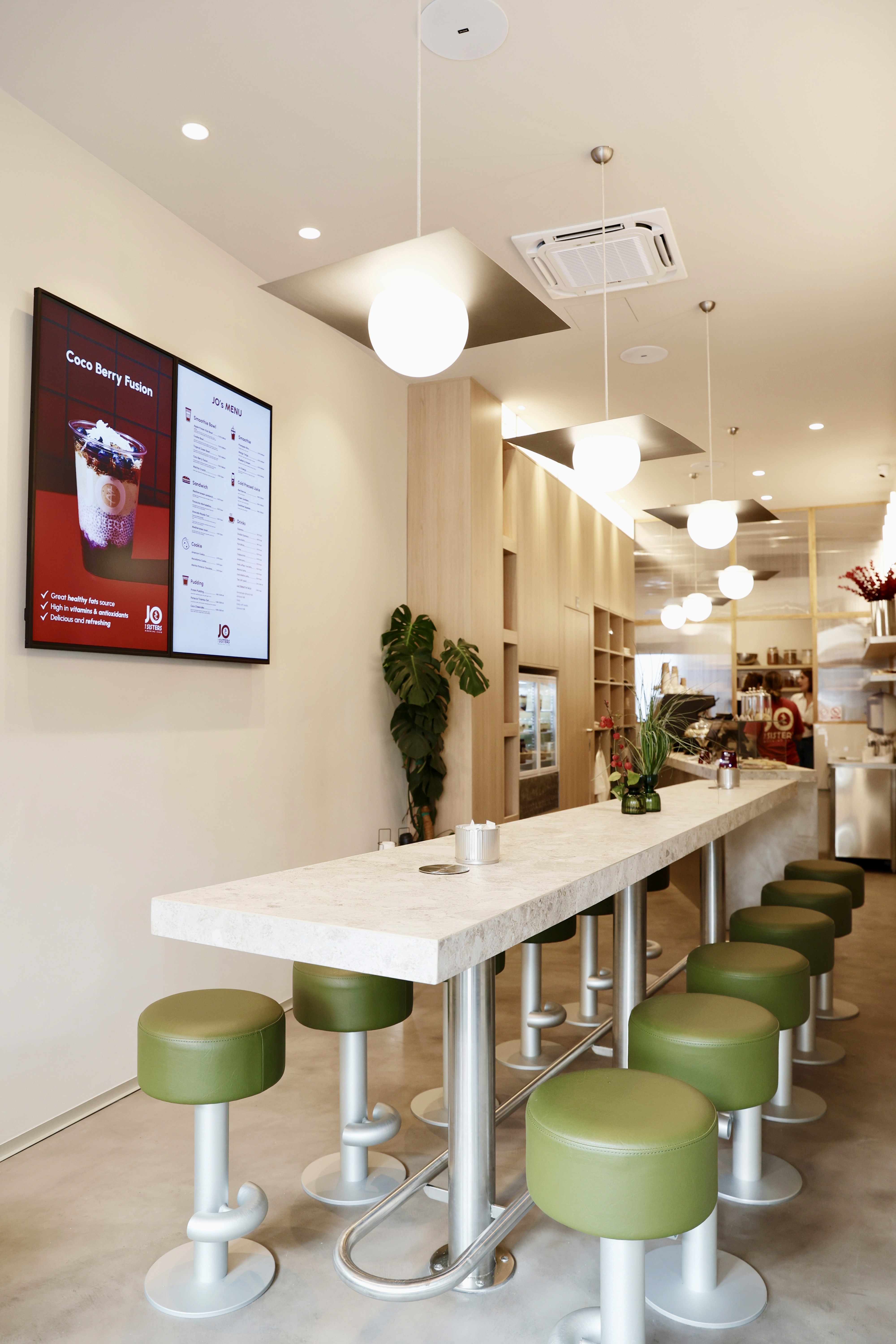 Healthy breakfast restaurant Jo & The Sisters Sukoišan Split interior