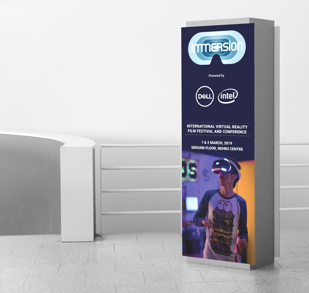 Standee design for Immersion