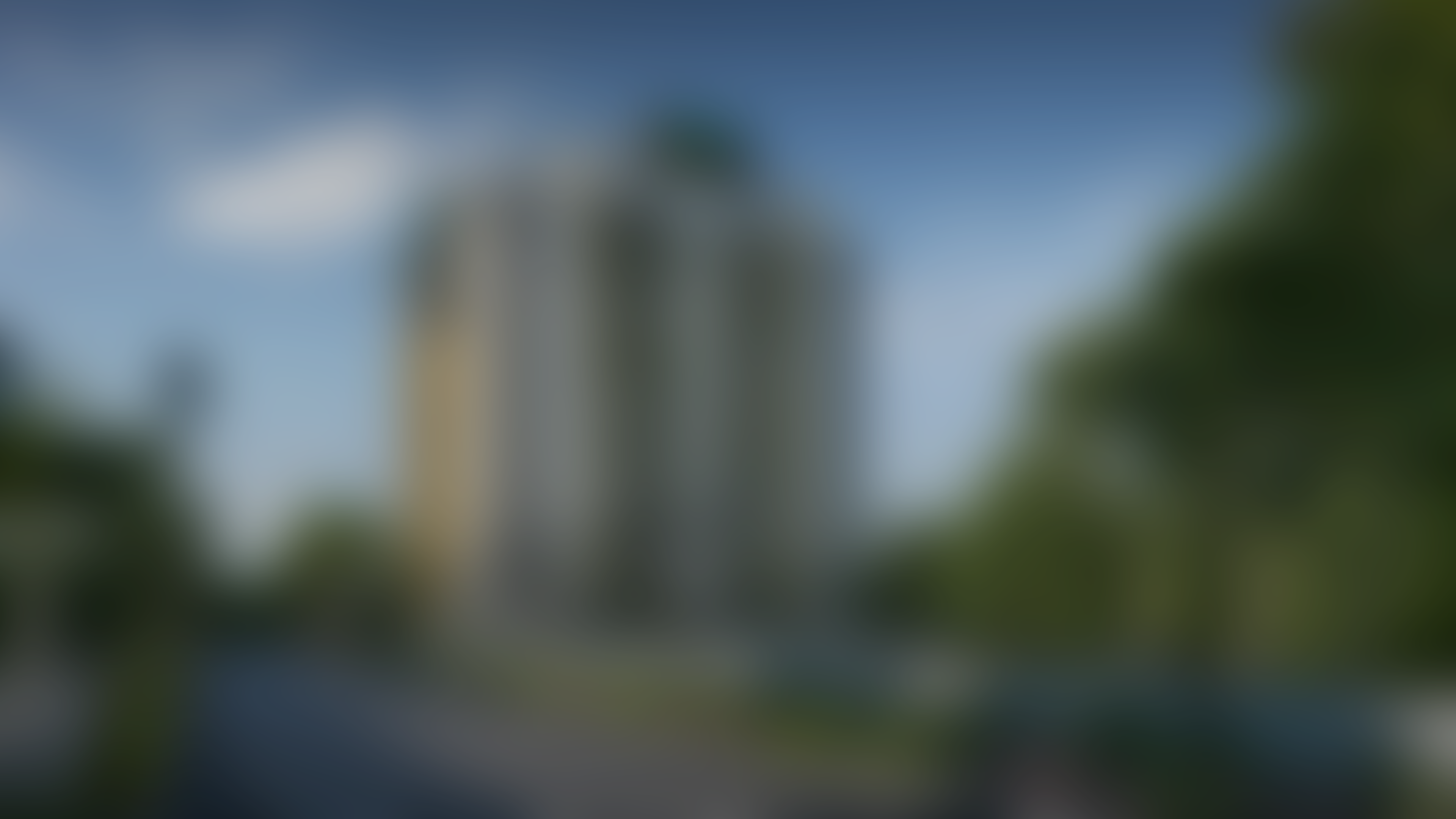 Futuristic sneaker with silver and green details, slightly blurred on an orange background