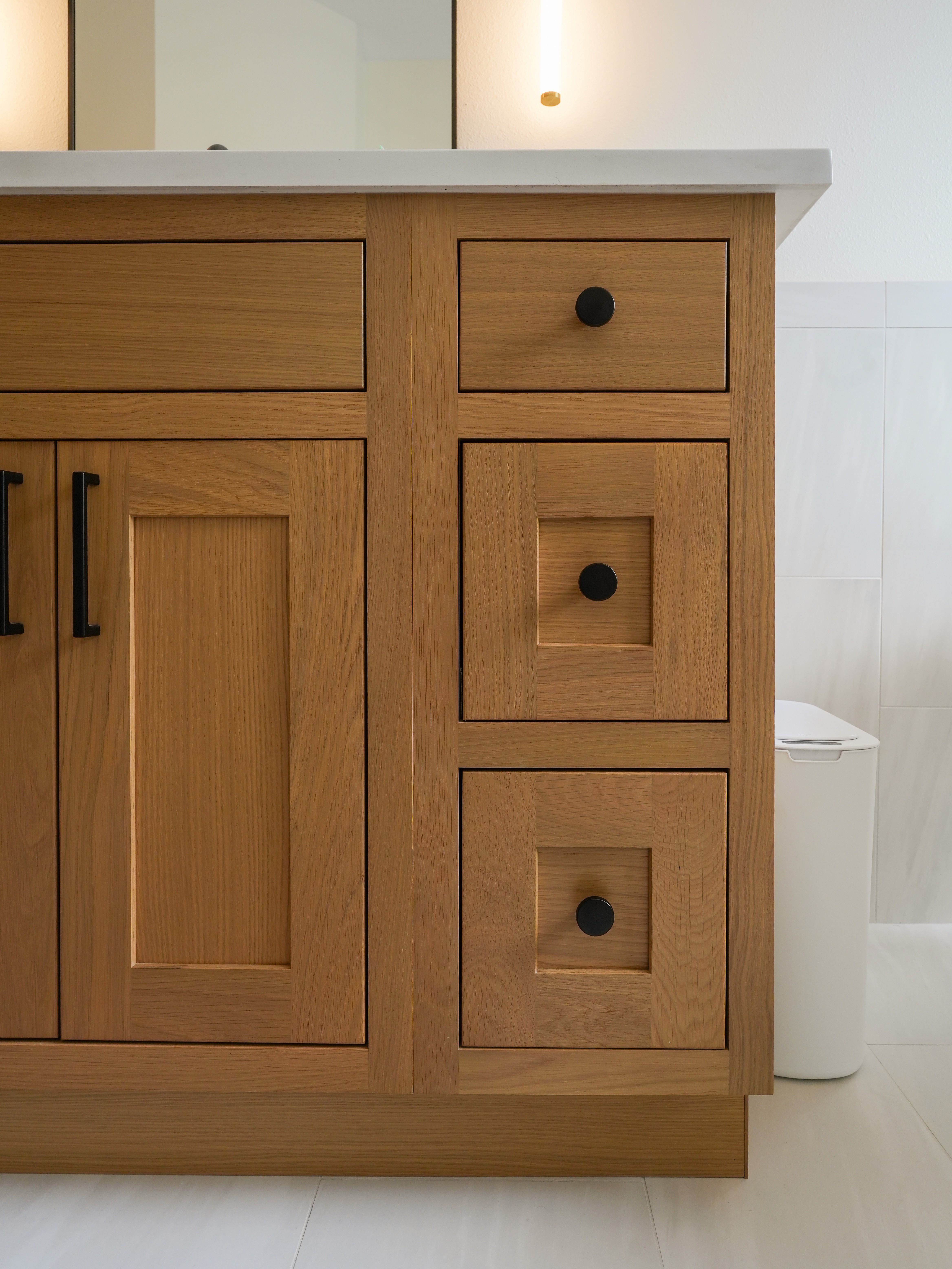 White Oak Inset Cabinets