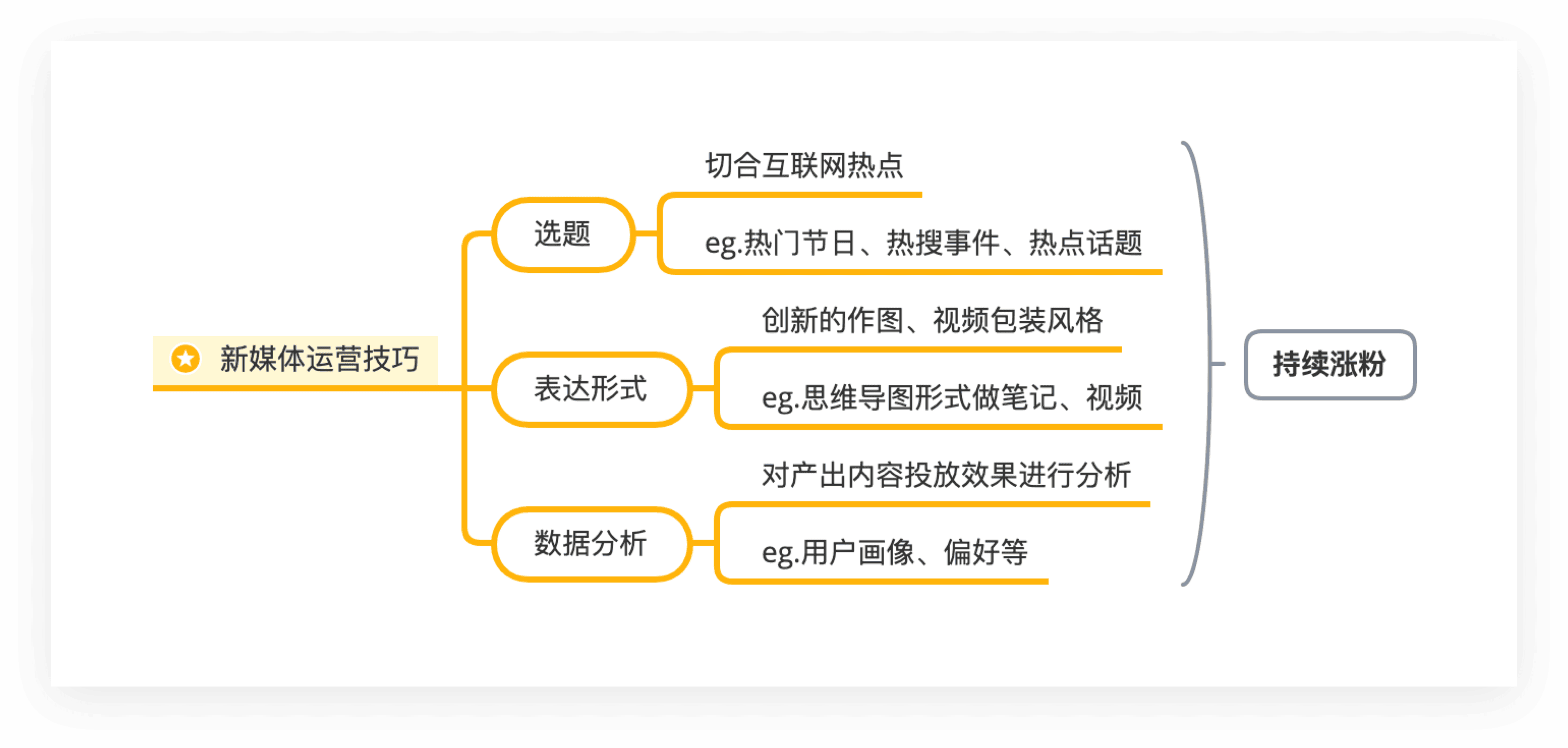 思维导图内容规划