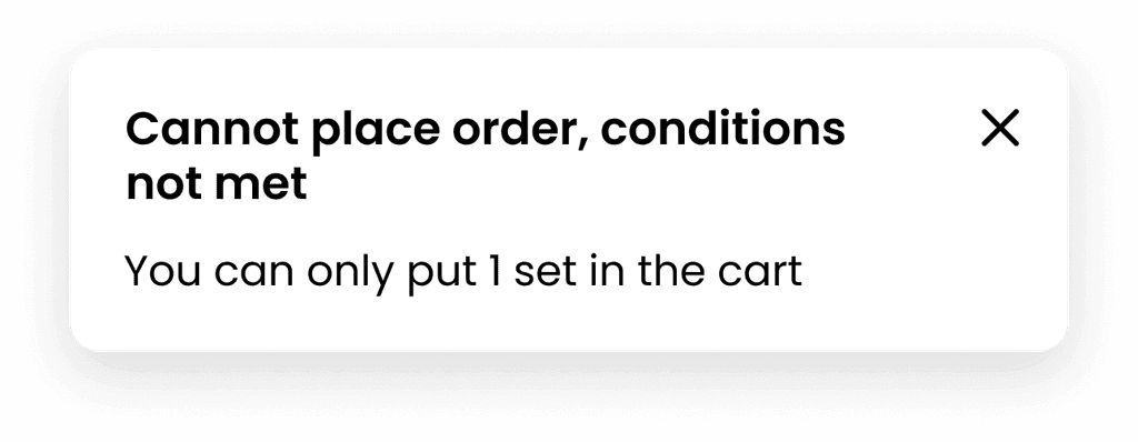 Limit rules that can be applied across a group of products whether it’s a collection or a specific type of product using keywords and tags.