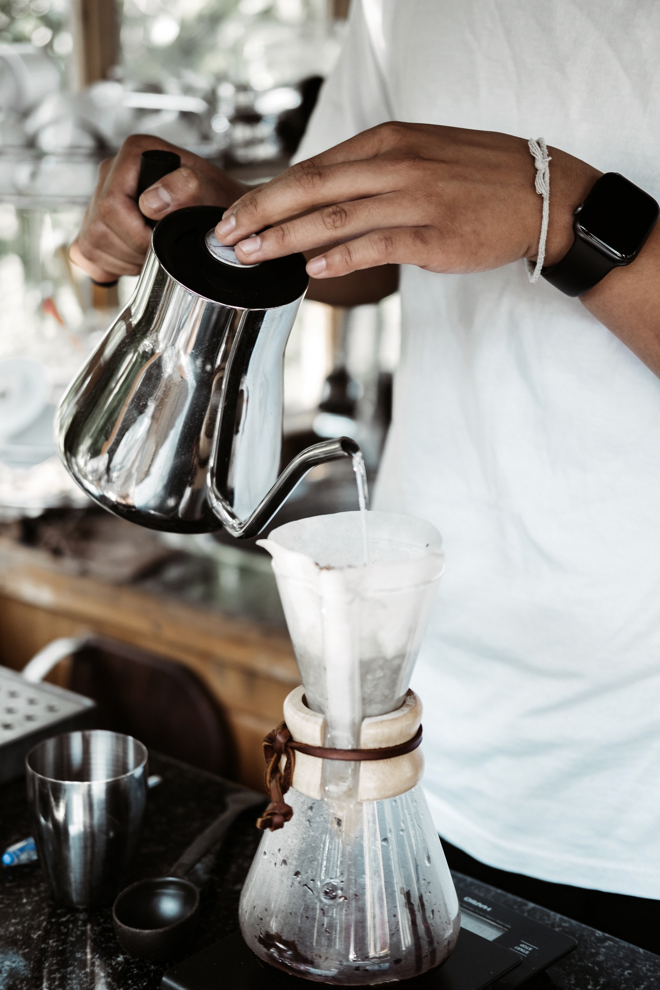 Pour over coffee