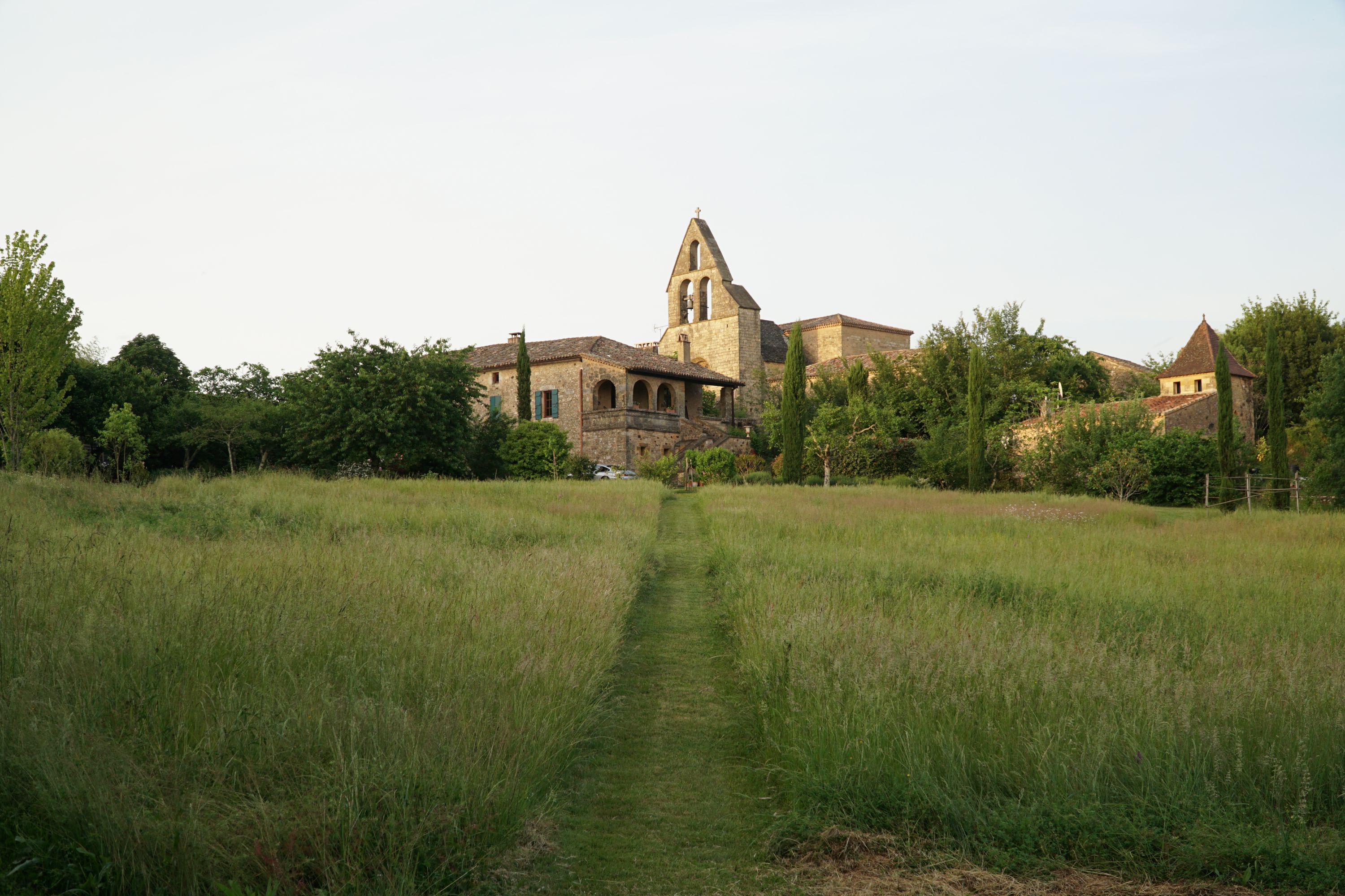 The view of the house