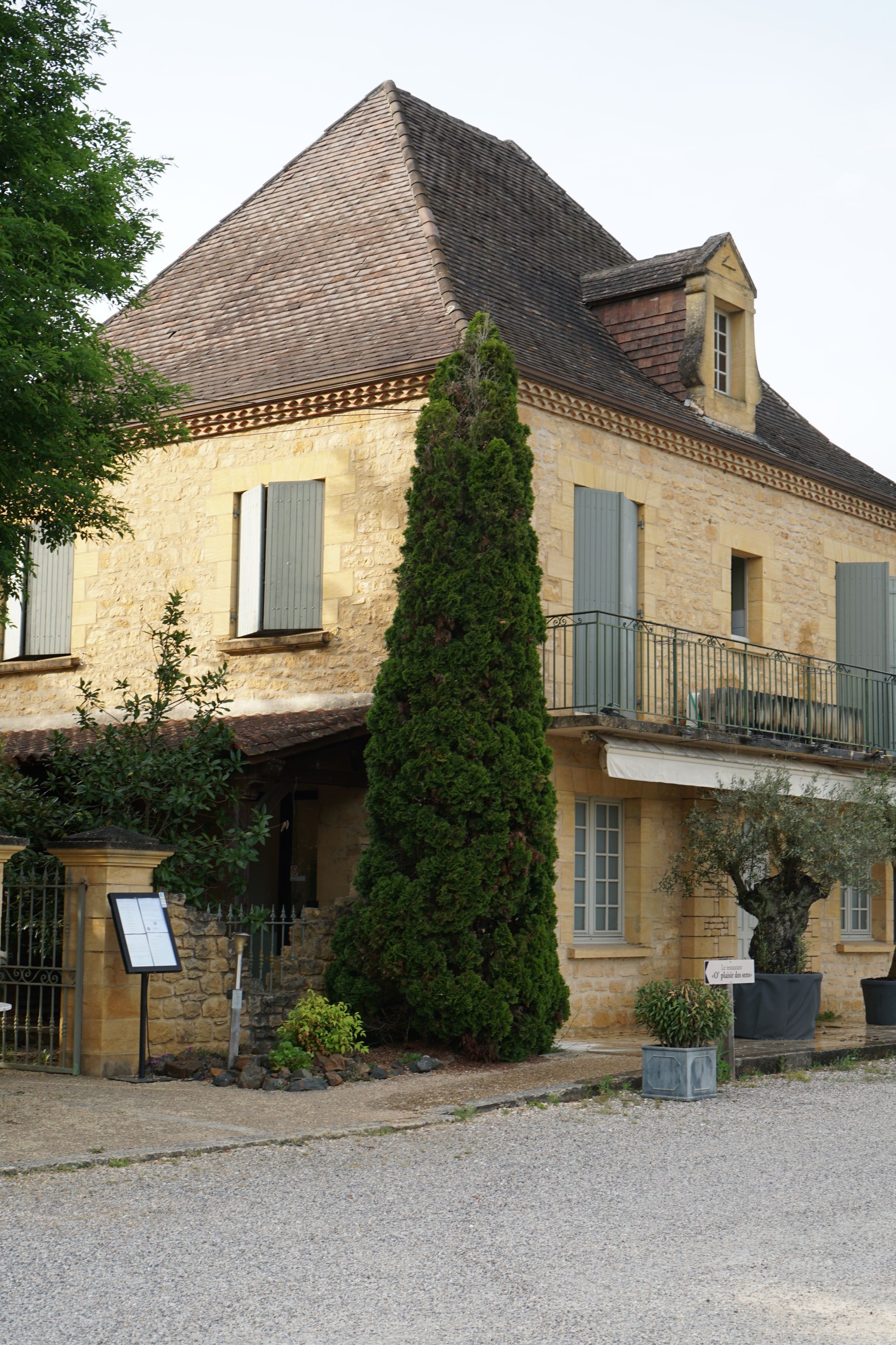 The exterior of the restaurant