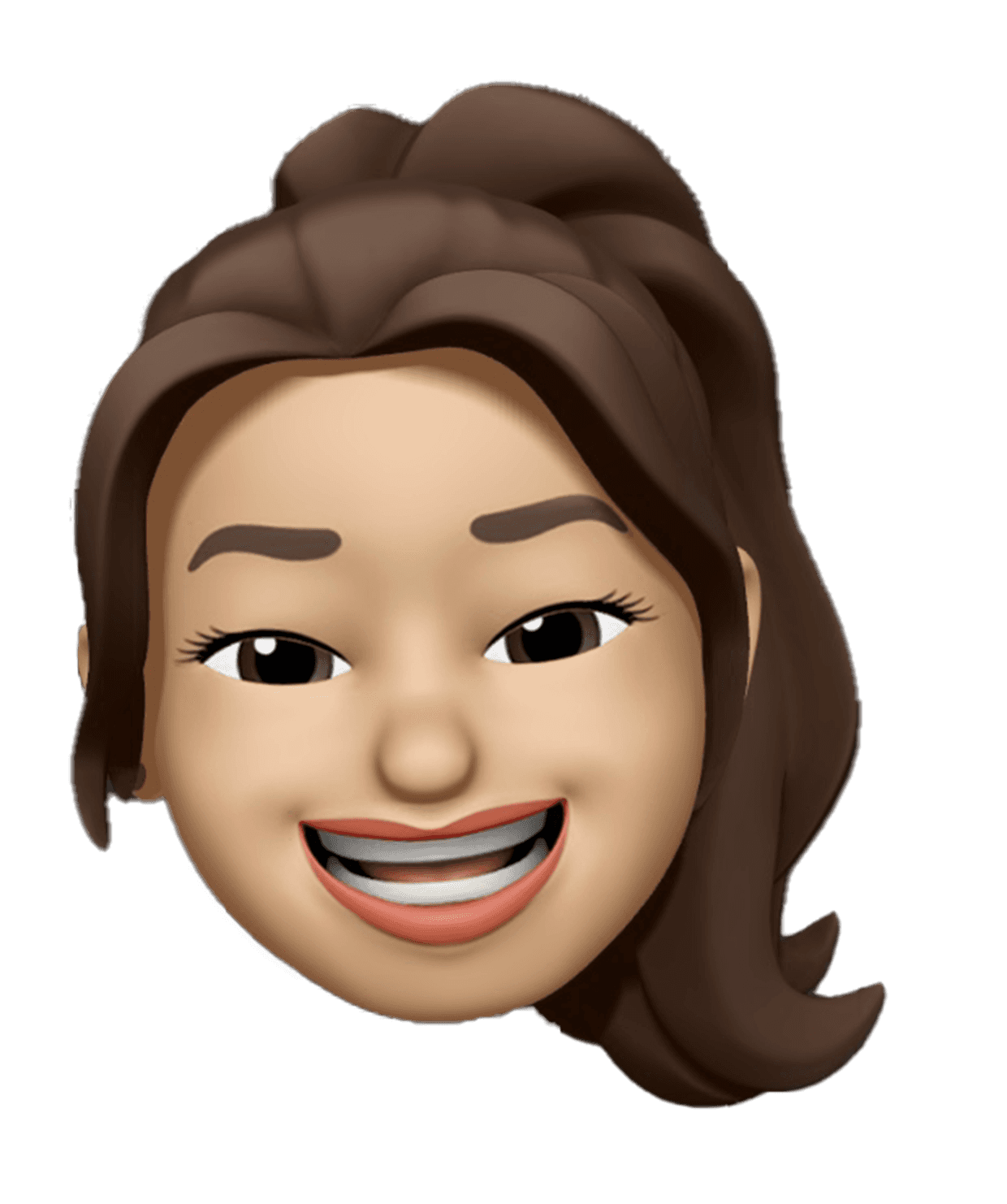 Memoji of a male face smiling