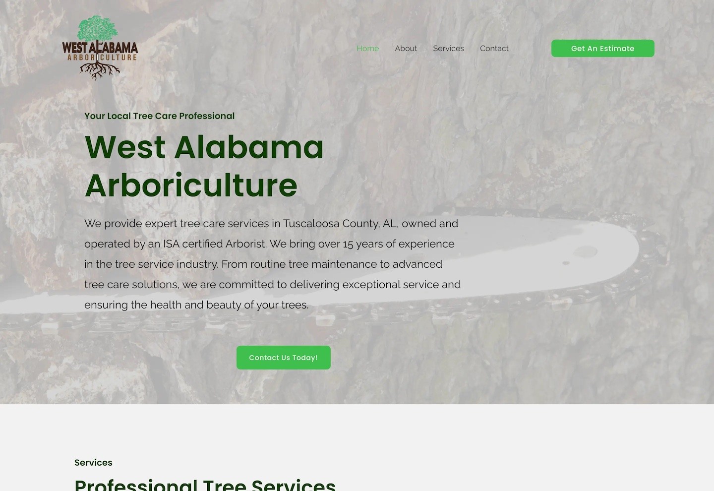 tree service company web designer