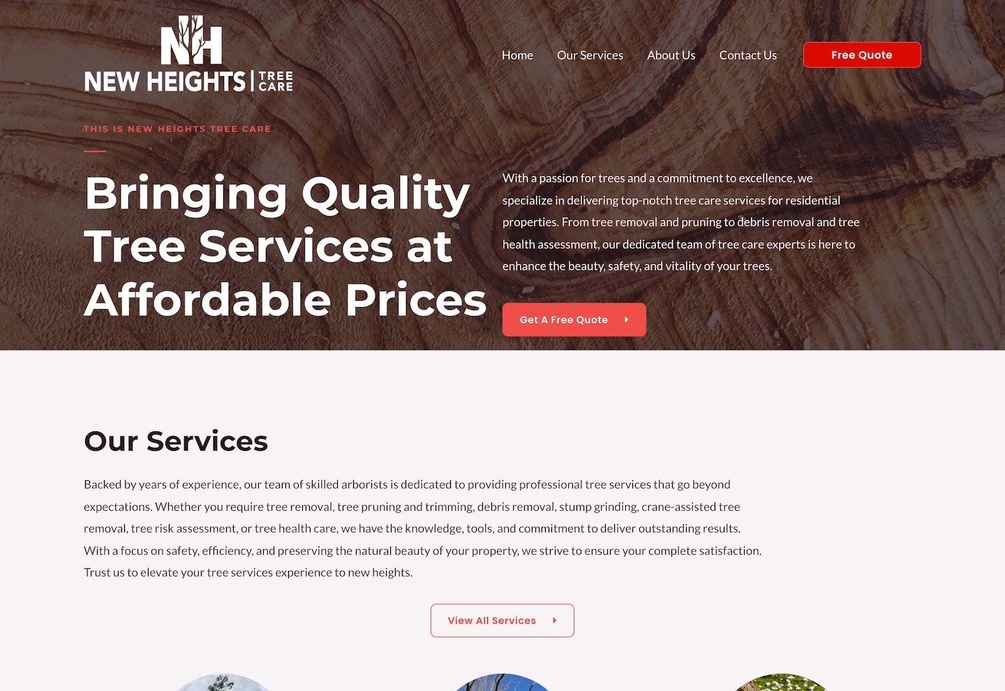 tree service web designer