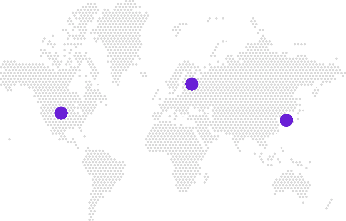 World map grid