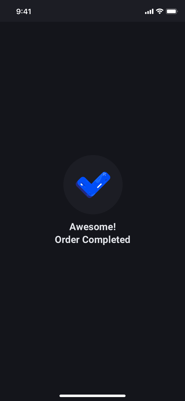 ravyn artist app - job completed
