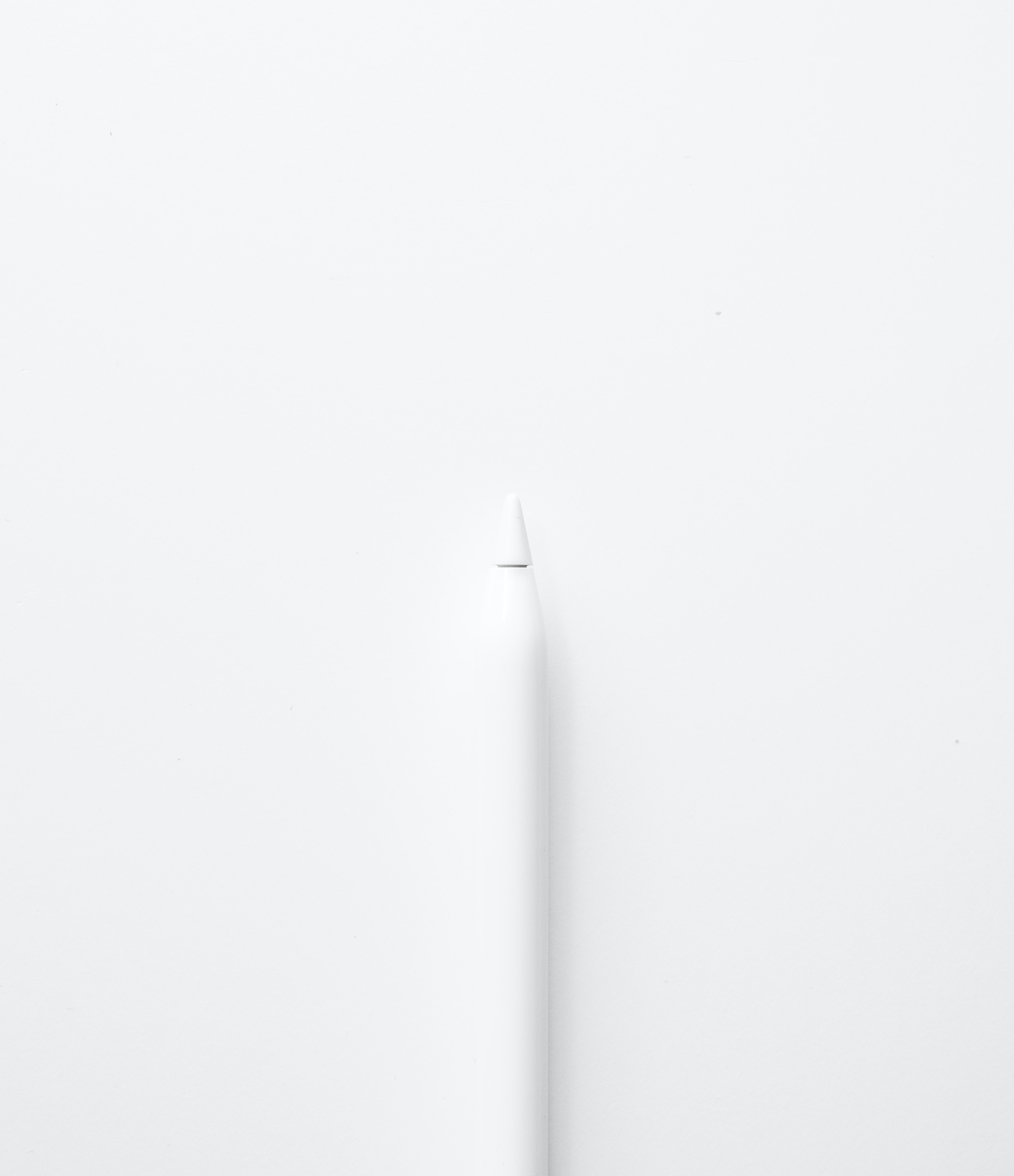 Image of a white apple pencil