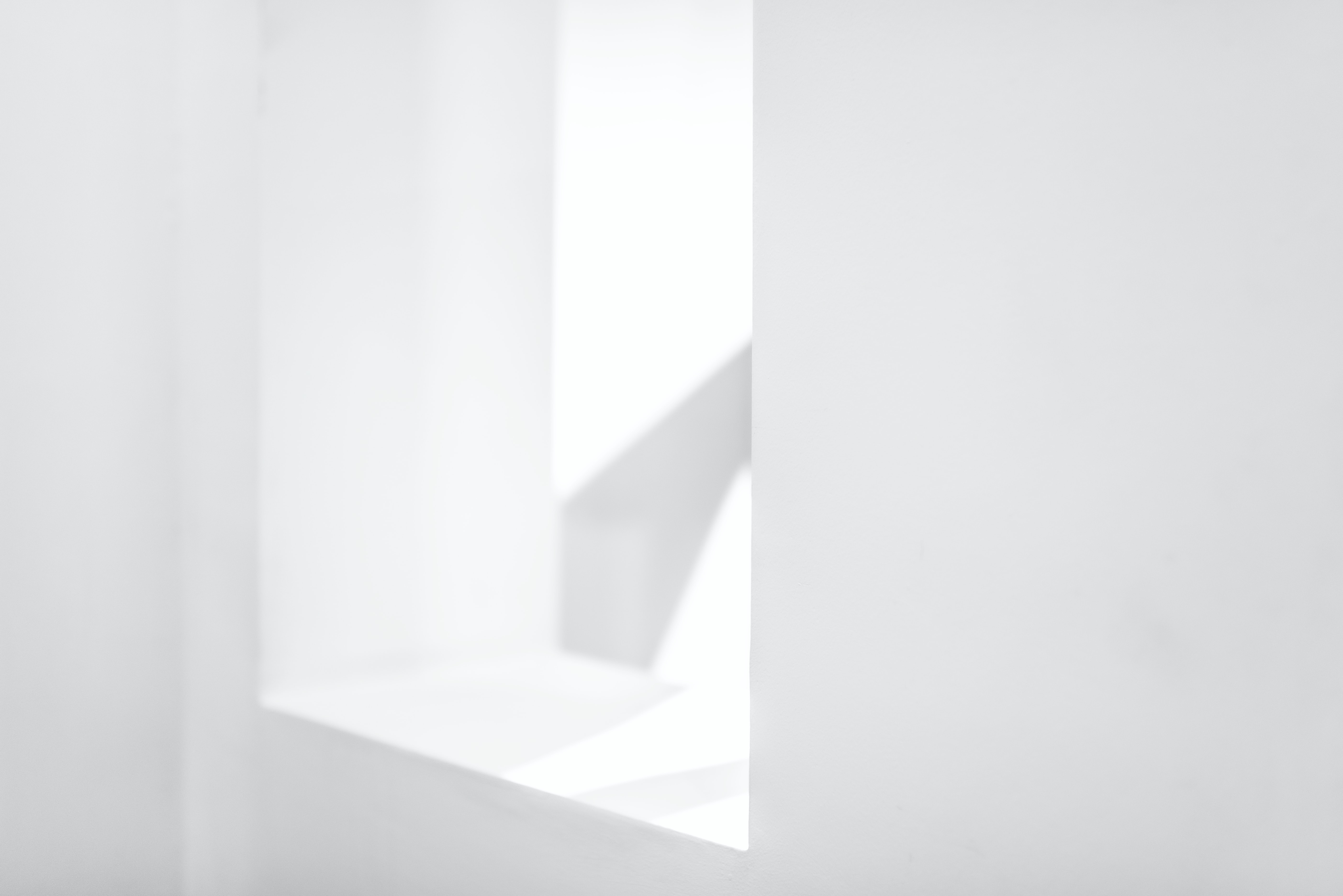 Image of a white 3D rendered window sill