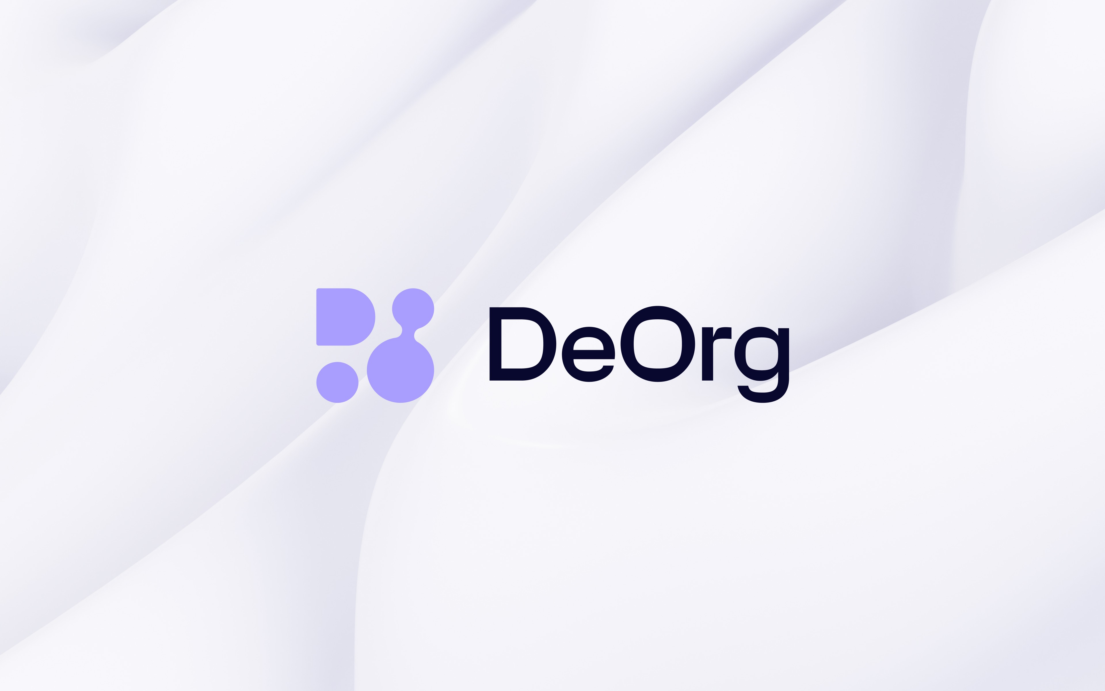 Deorg Logo on the abstract background