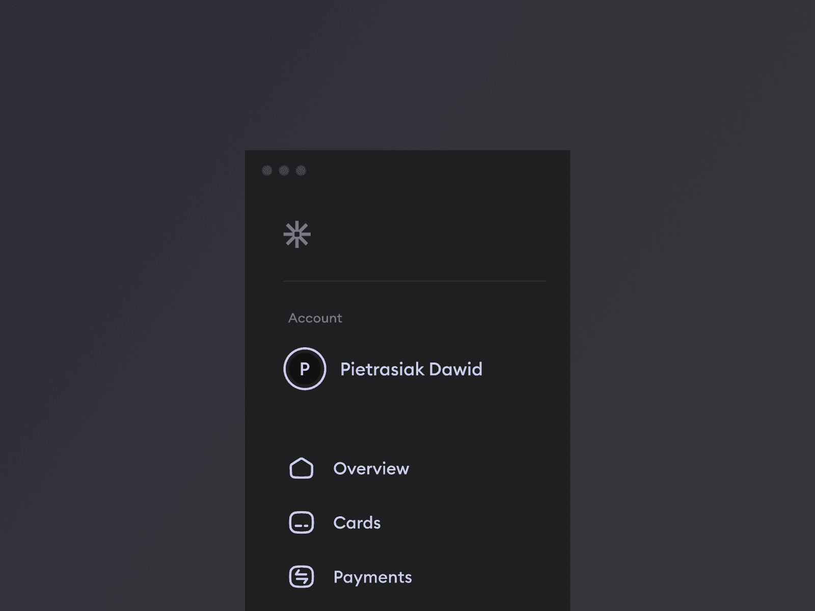 Dashboard Sidebar Close Up