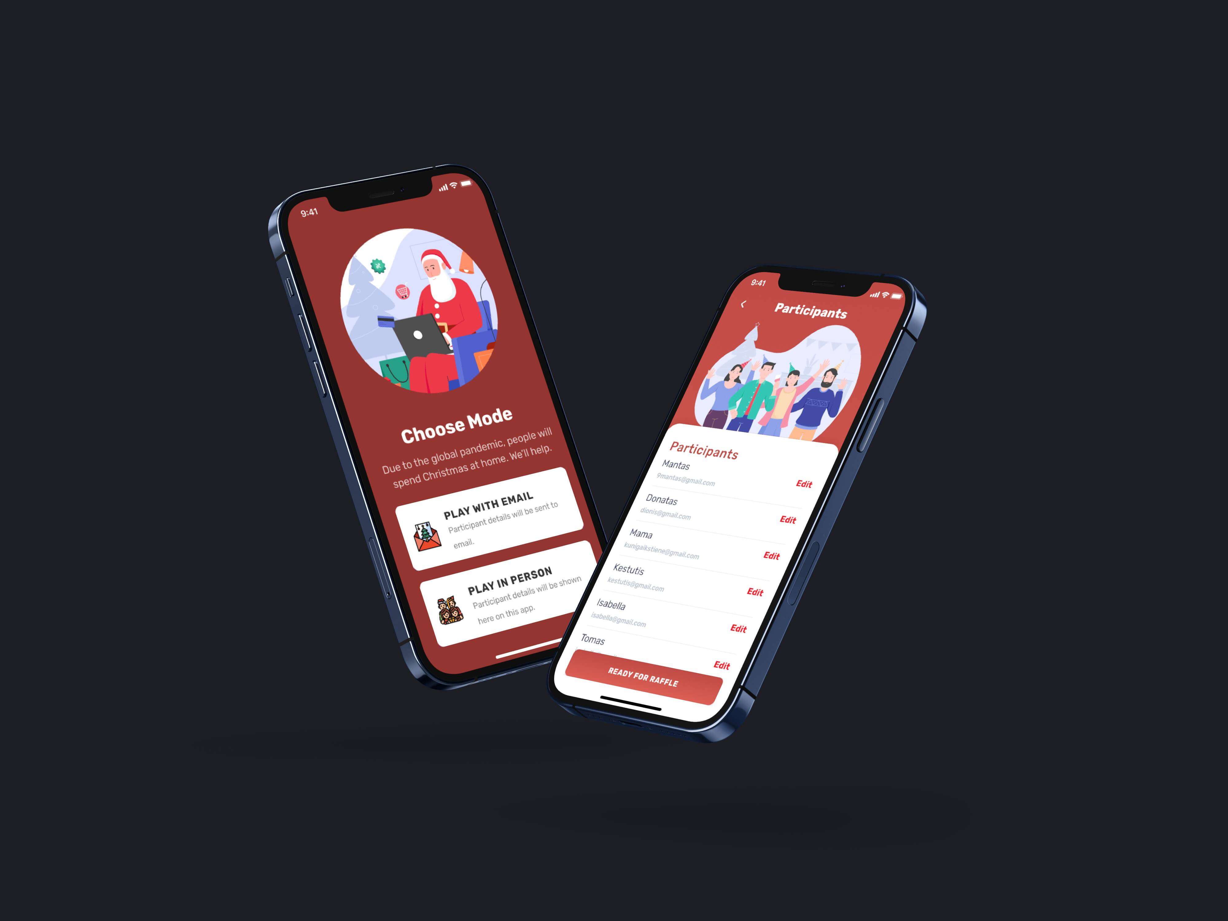 Abstract black flourish