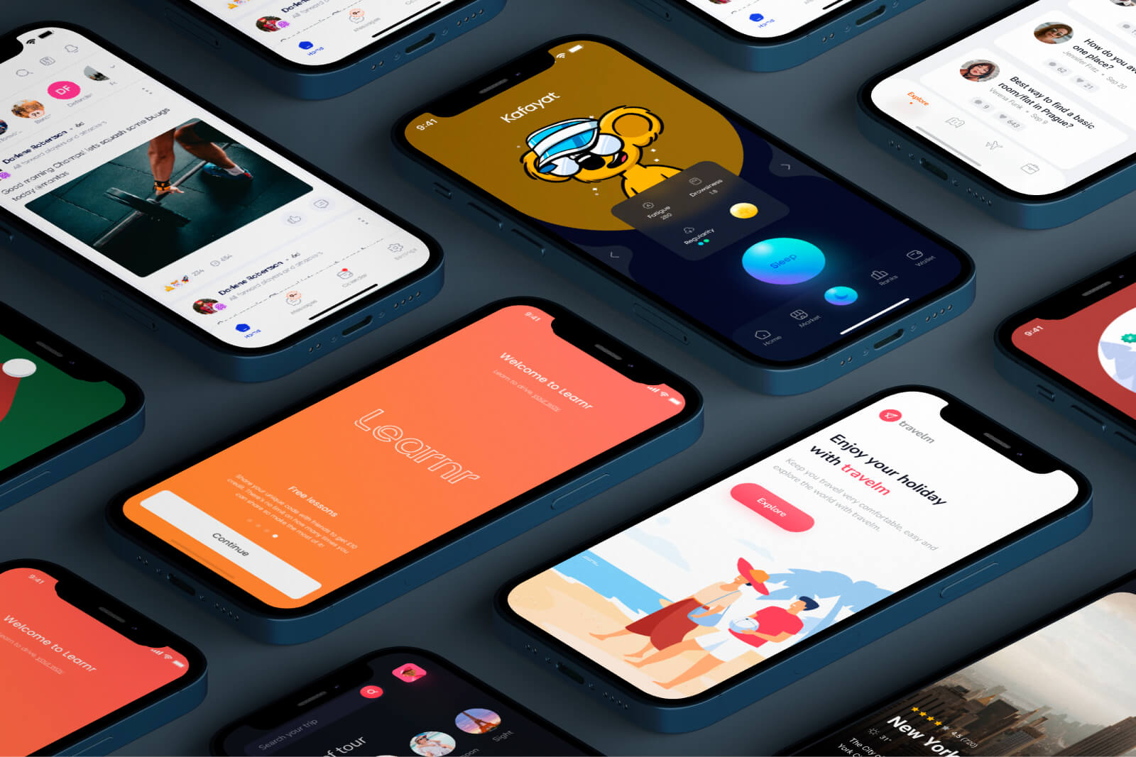 Abstract black flourish