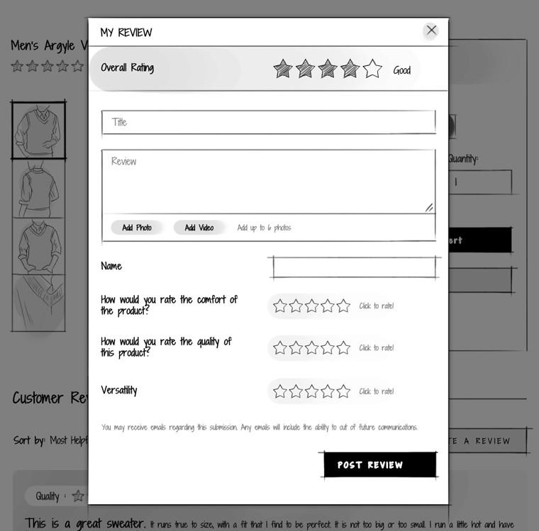 Write-a-review_2 ecommerce ux design