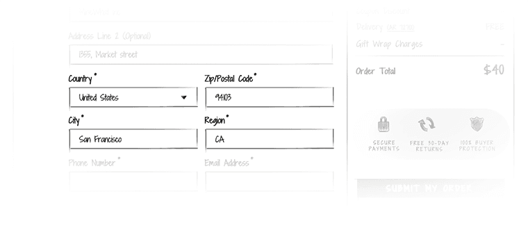 Checkout---Auto-fill-city-and-region-based-on-zip-code_2 ecommerce ux design