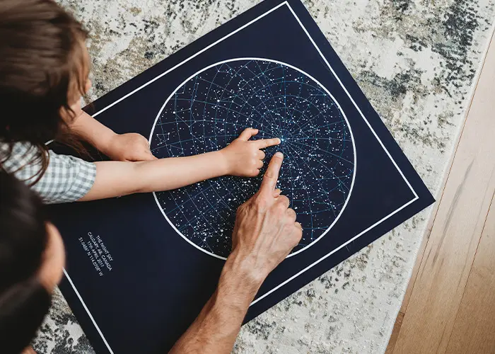 The Night Sky - Custom Star Map - About Us