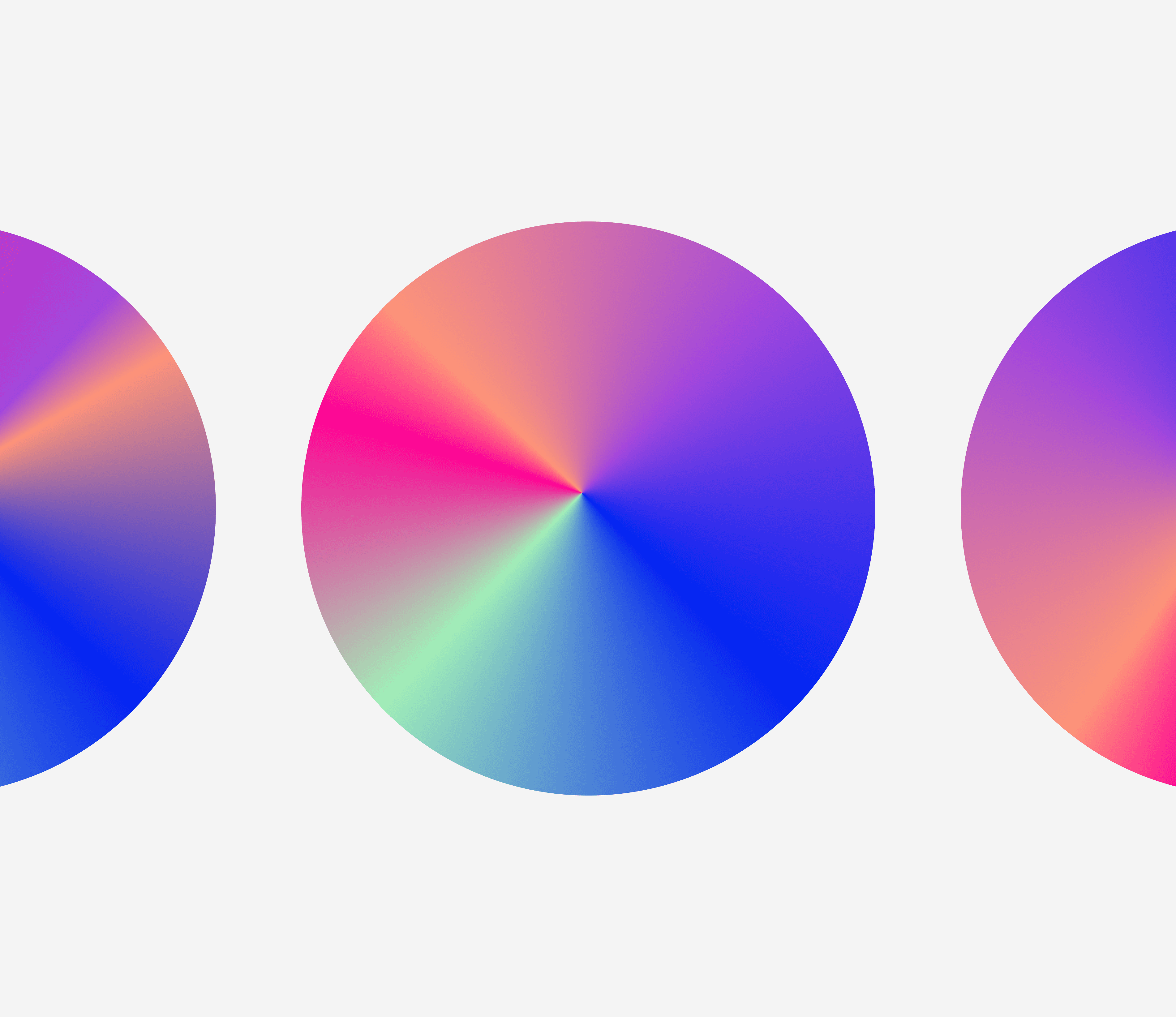 graphic of spectrum colourful lenses