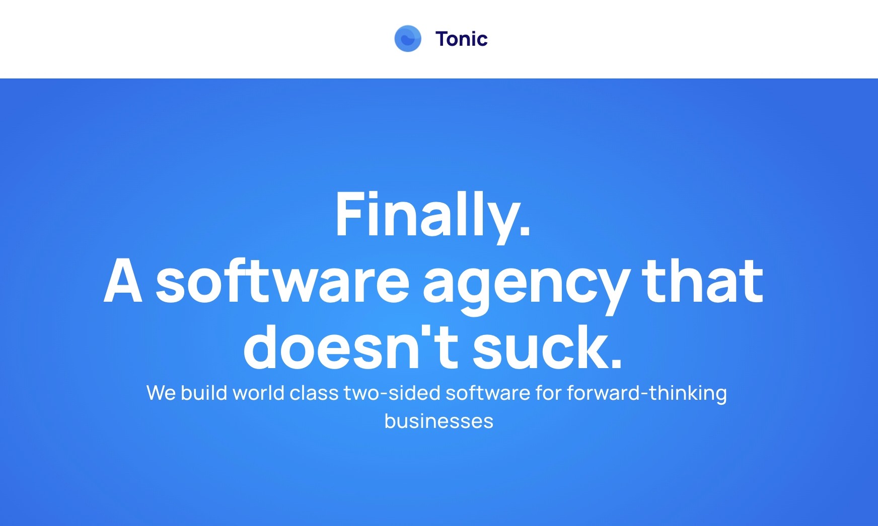 tonic-world-class-software