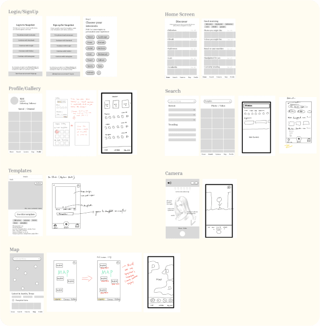 Lo-Fi Diverging - Sketches