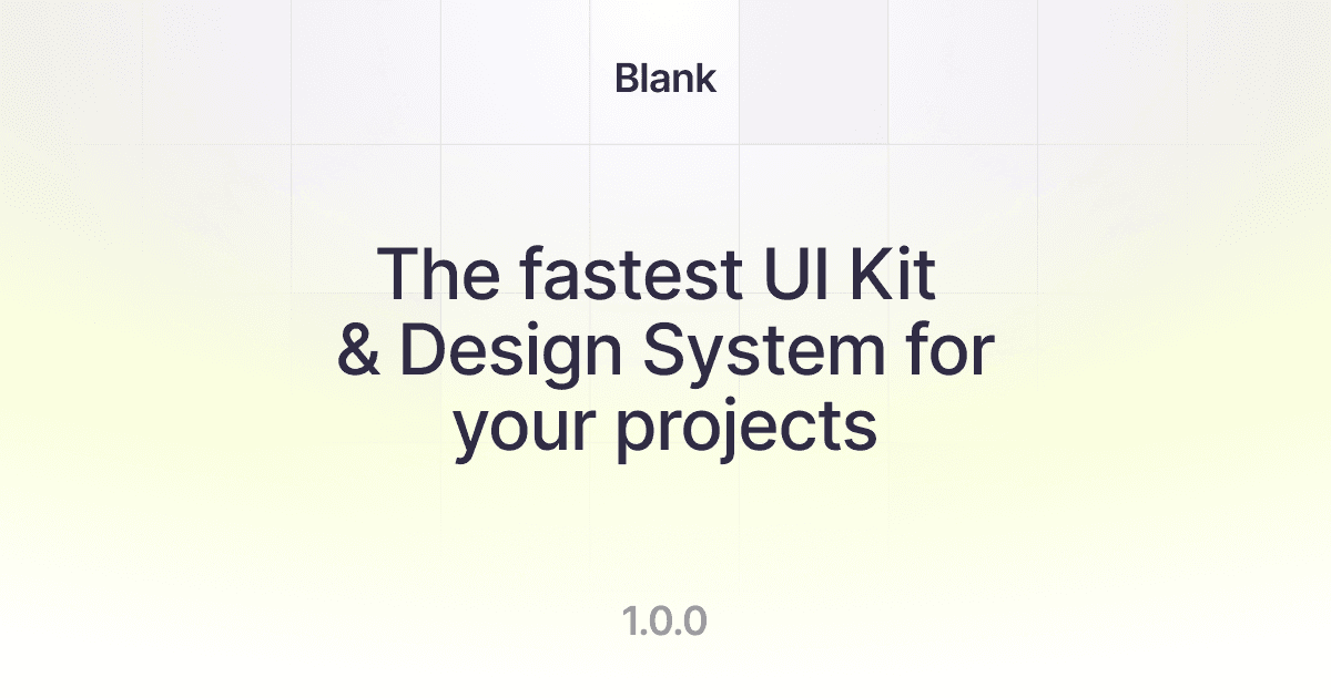 Blank Design System