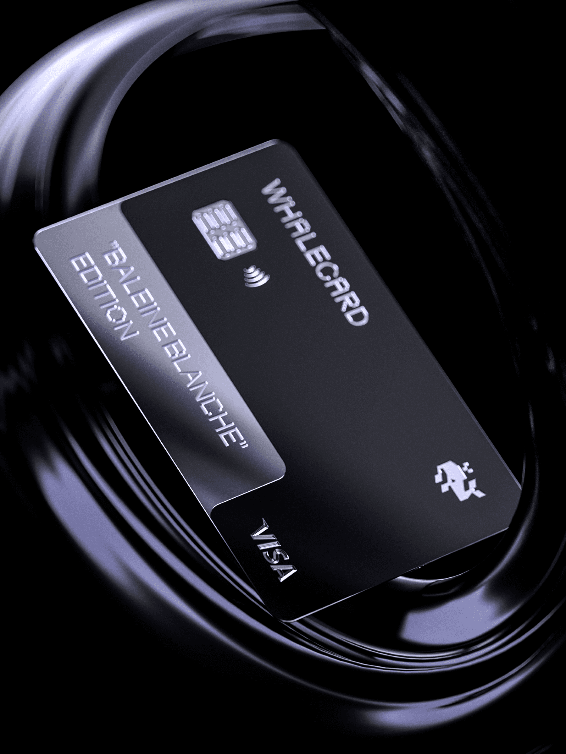 Whalecard credit cards 3D render