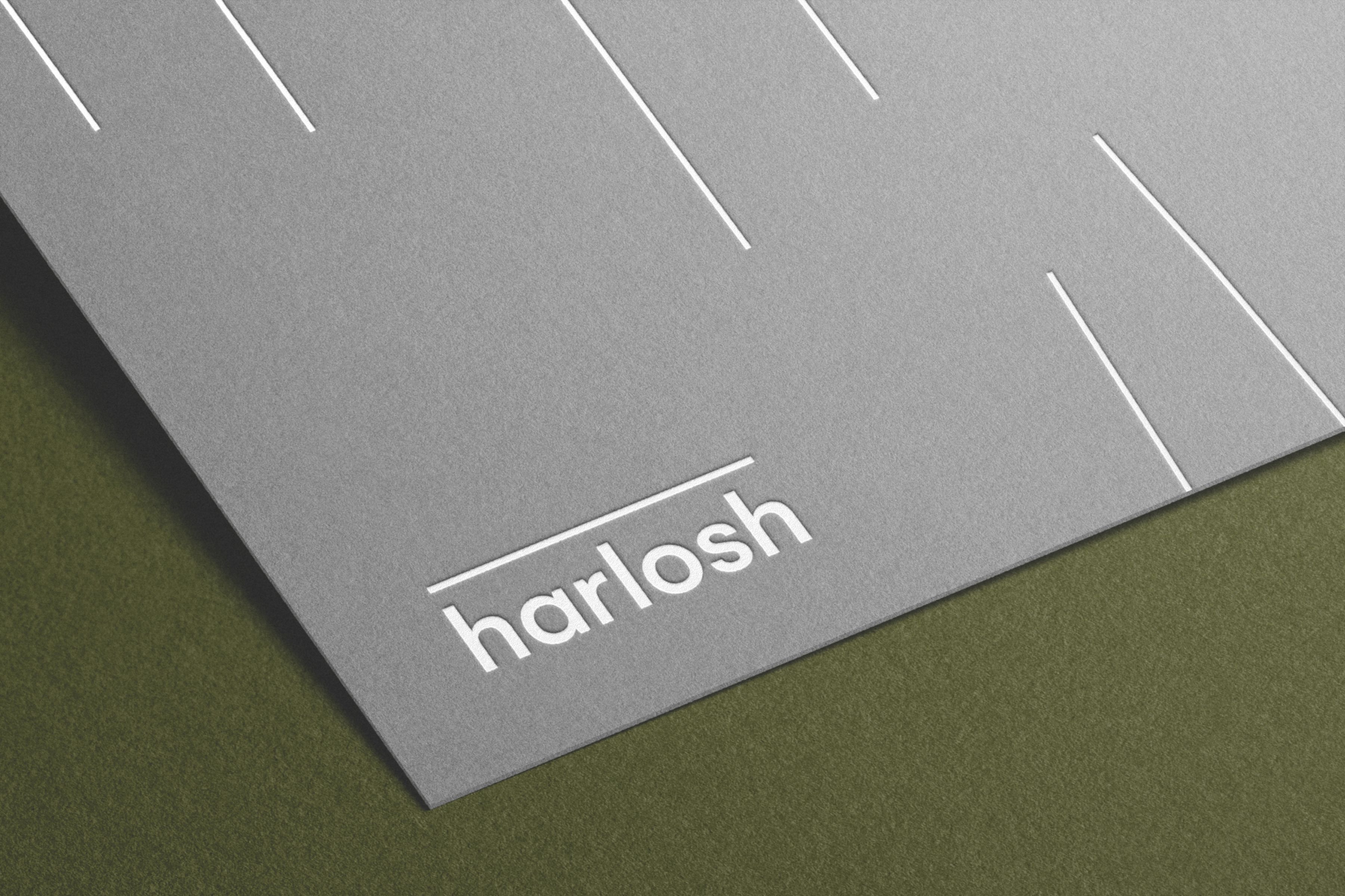 A piece of printed collateral produced for Harlosh based on the Isle of Skye, Scotland