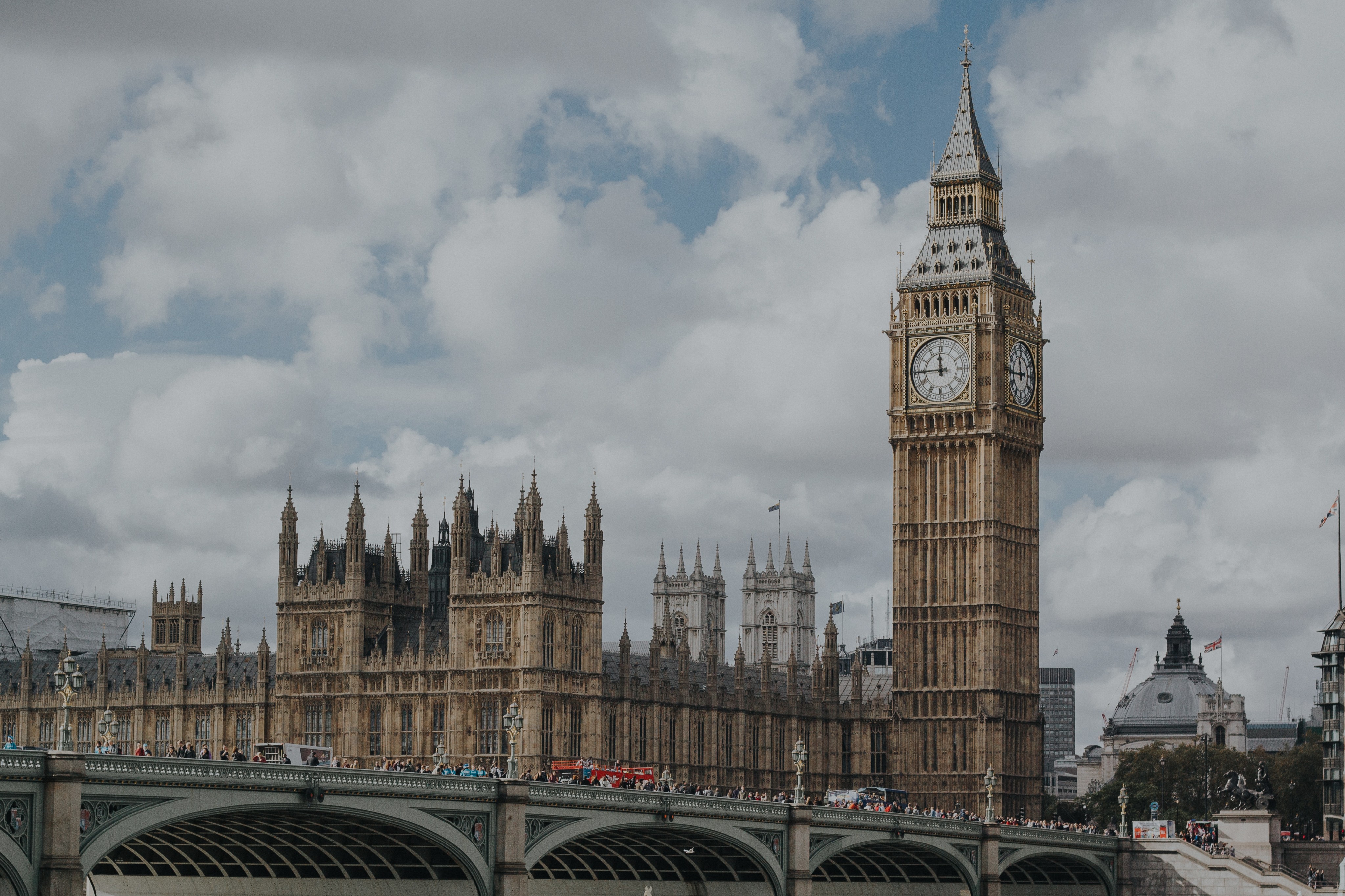 view of big ben tower and westminster parliment