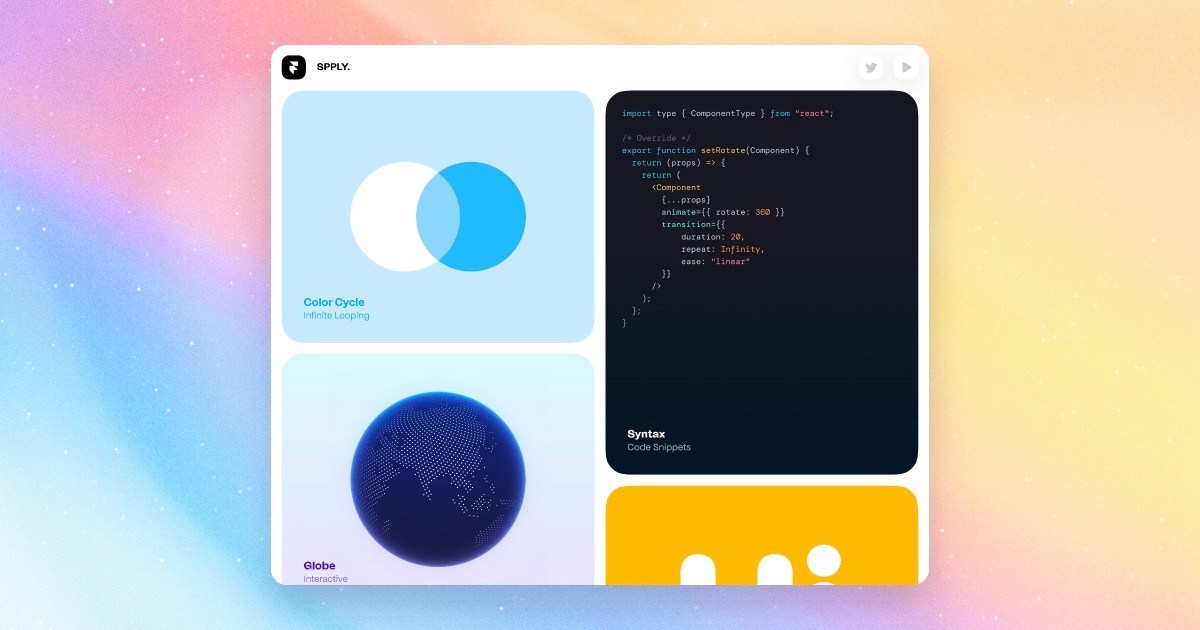 Framer Supply — Components for Framer