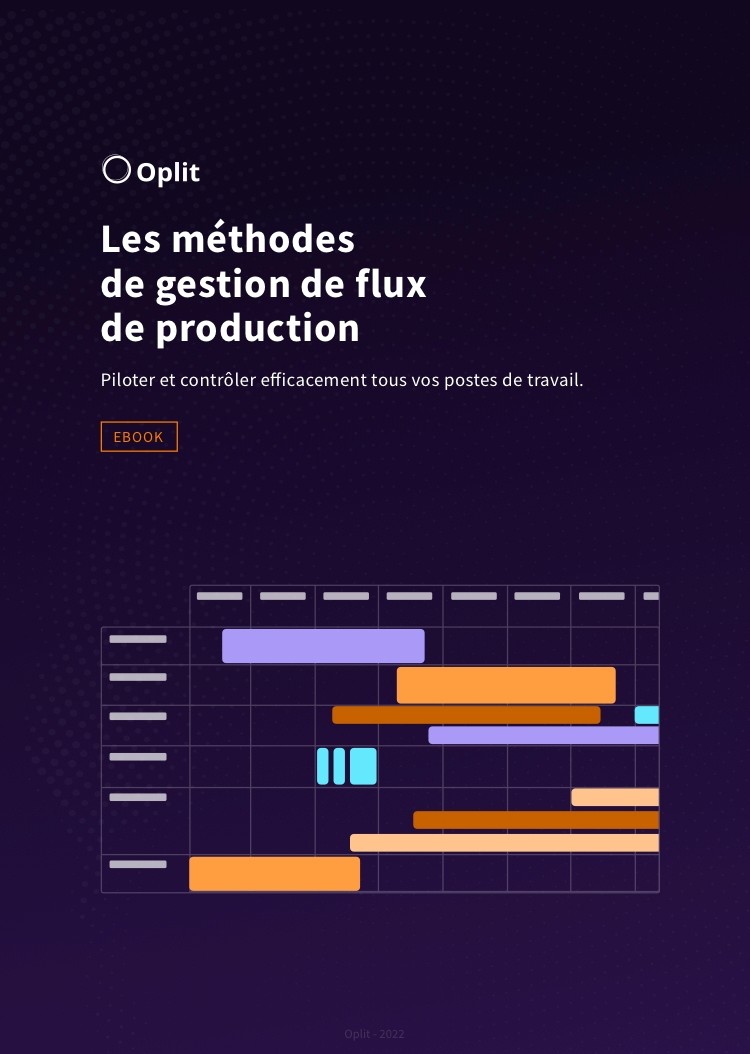 Couverture du livre blanc sur les méthodes de gestion des flux de production