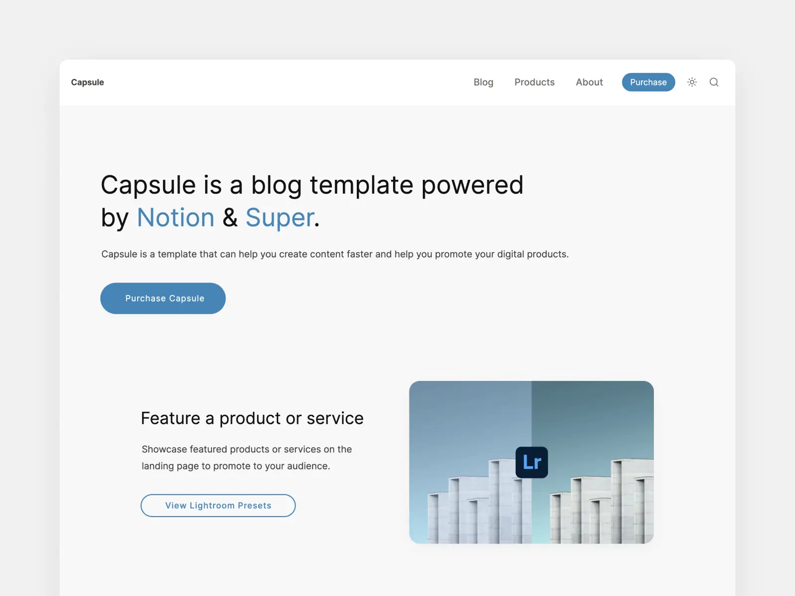 capsule blog template image 1