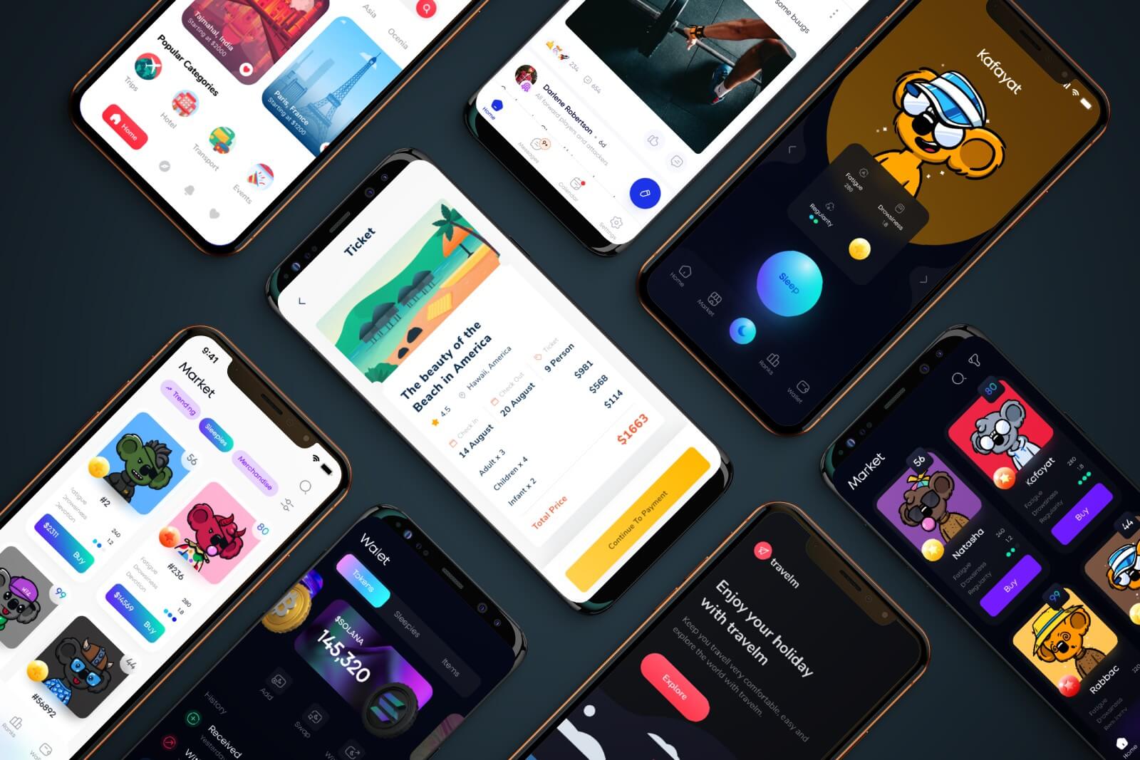 Profile of man's head surrounded by a light blue circle