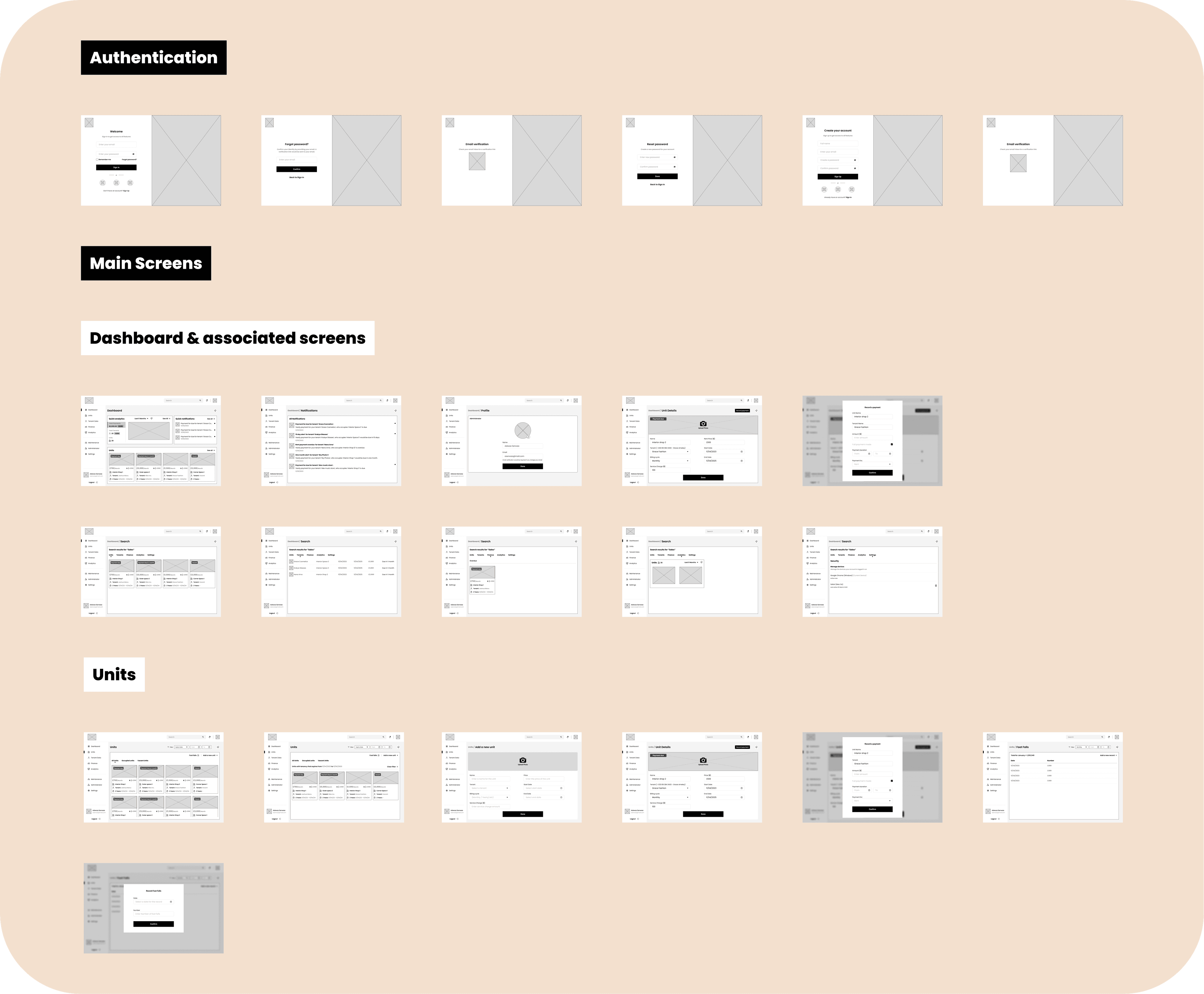 Full Dashboard with Sidebar