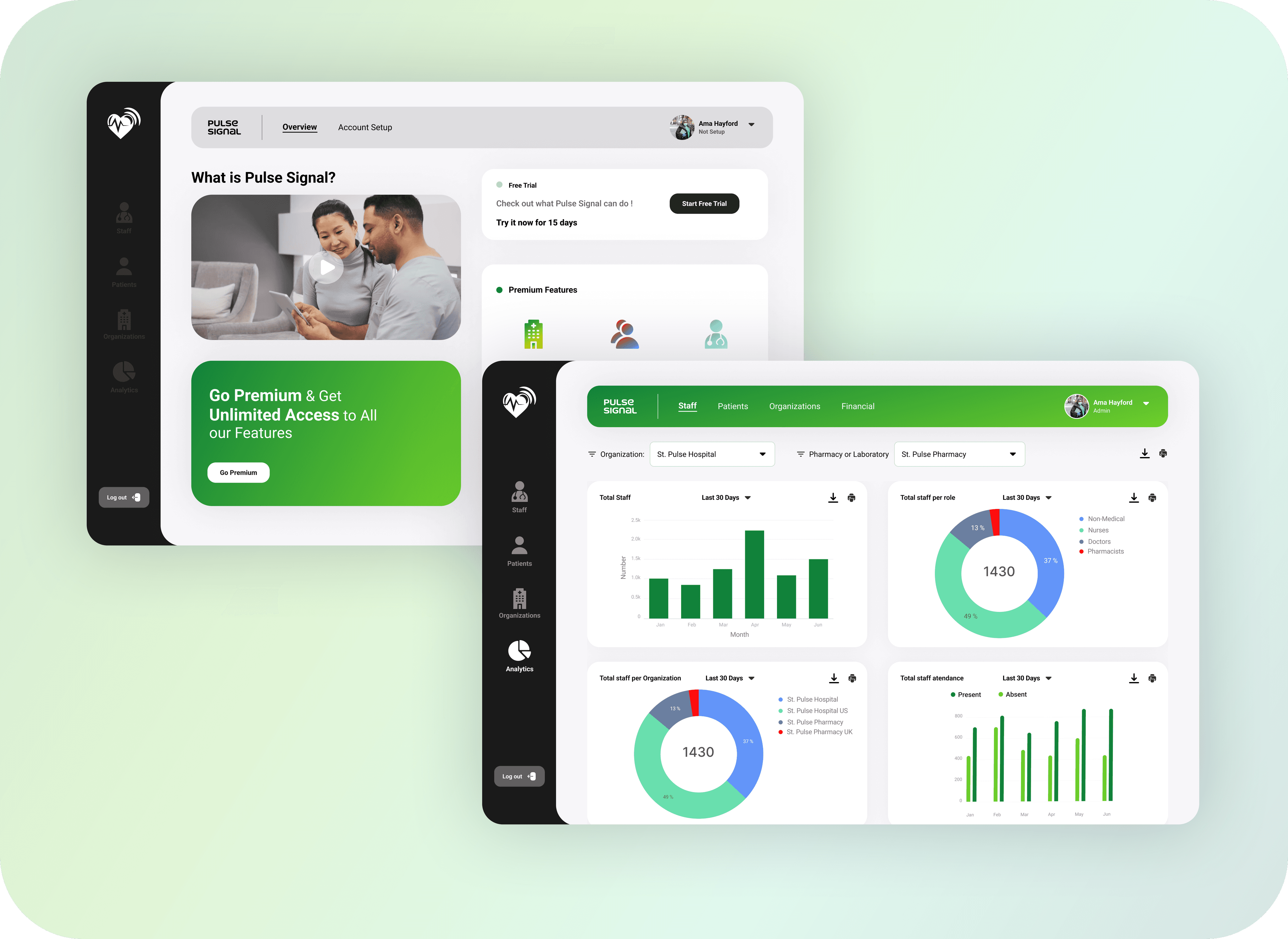 Dashboard Sidebar Close Up