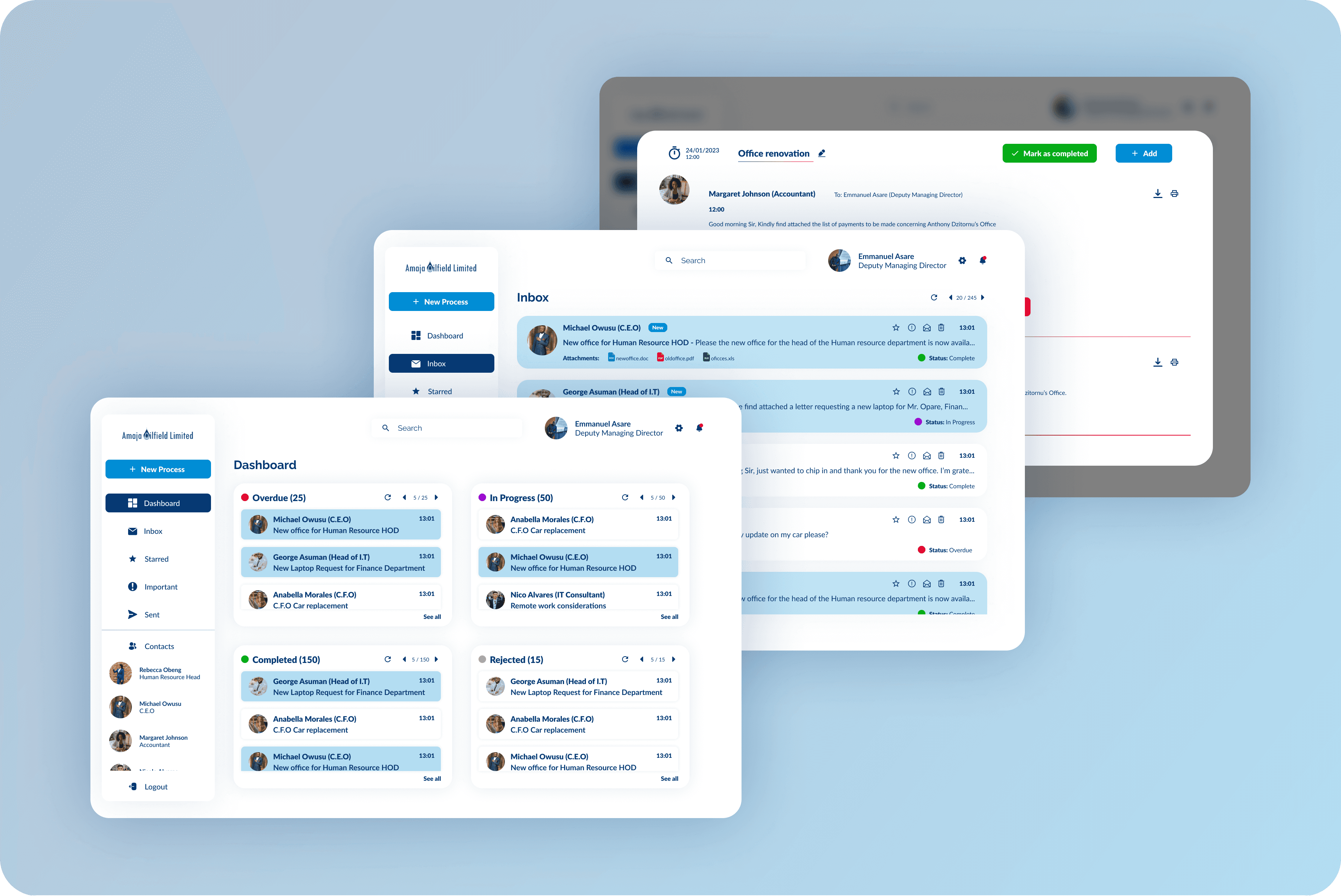 Dashboard Sidebar Close Up