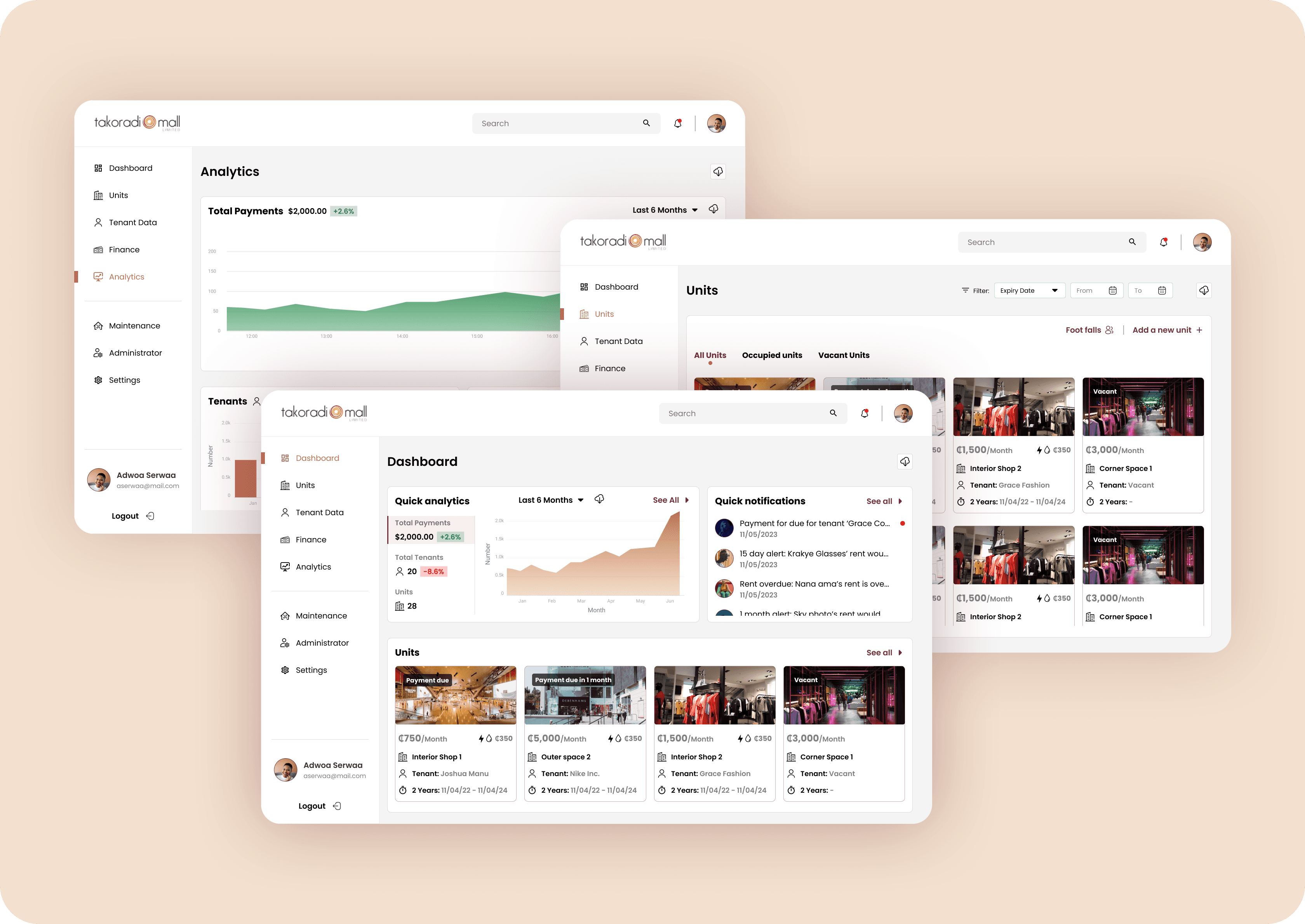 Dashboard Sidebar Close Up