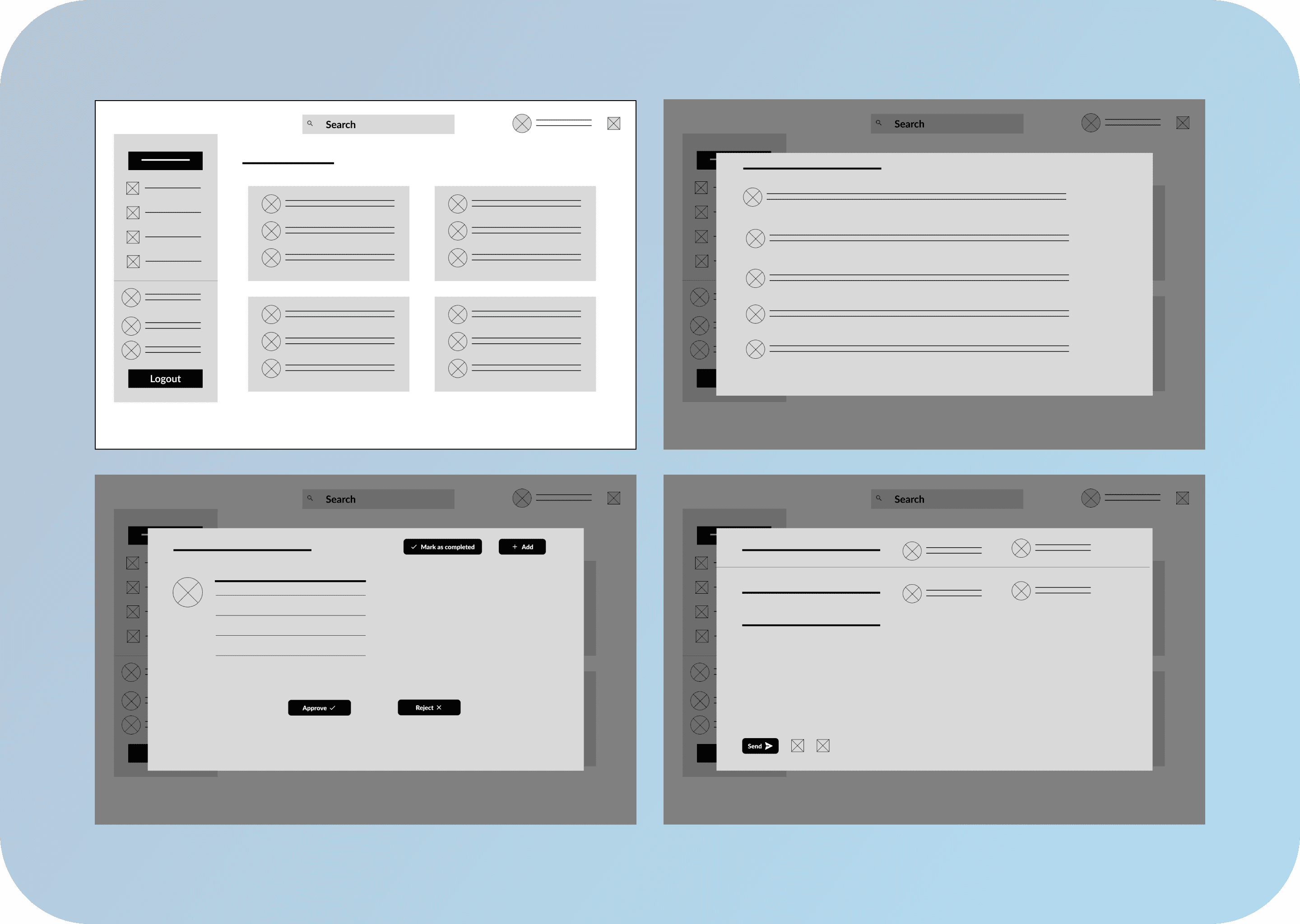 Full Dashboard with Sidebar