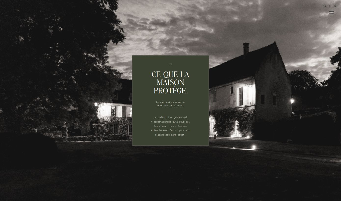 IV — Pour qui la maison s’ouvre